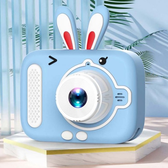 Дитячий цифровий фотоапарат X900 Rabbit Колір: блакитний LT-16
