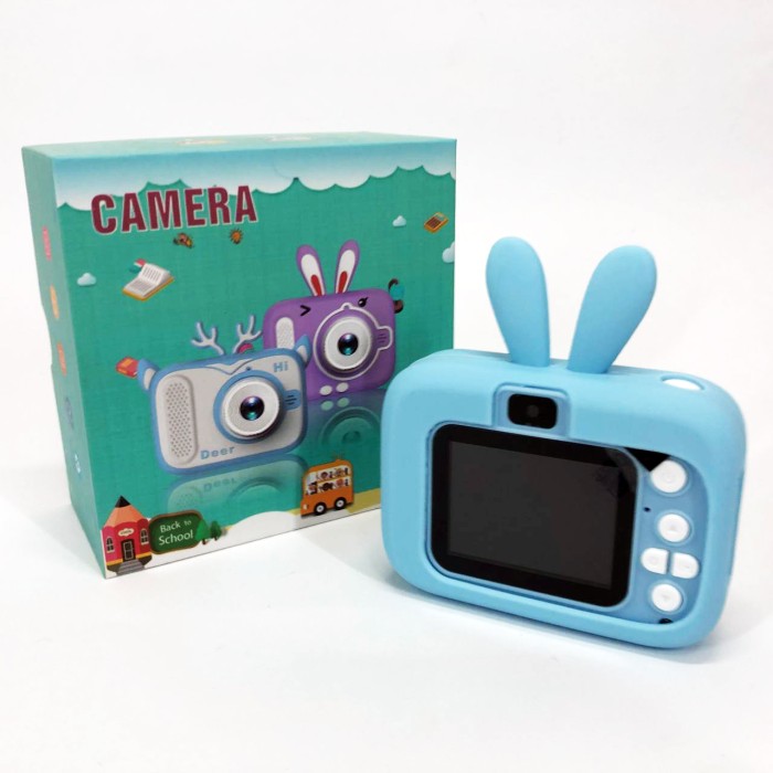 Дитячий цифровий фотоапарат X900 Rabbit Колір: блакитний RH-37