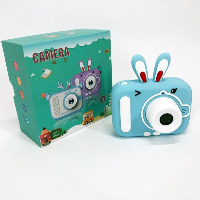 Дитячий цифровий фотоапарат X900 Rabbit Колір: блакитний VF-35