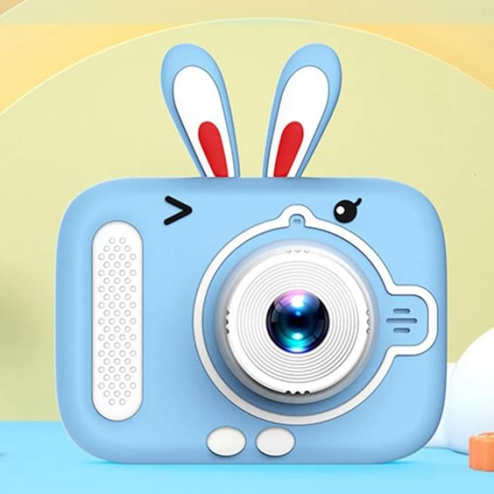 Дитячий цифровий фотоапарат X900 Rabbit PS-637 Колір: блакитний