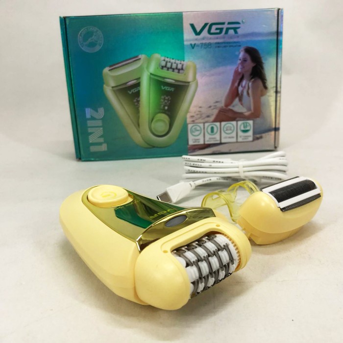 Епілятор для видалення непомітного волосся GR, Тример з насадками для жінок Електроепілятор тіла CA-86