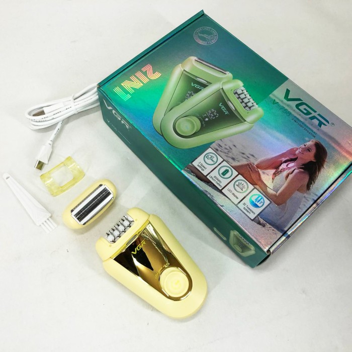 Епілятор для видалення непомітного волосся GR, Тример з насадками для жінок Електроепілятор тіла CA-86