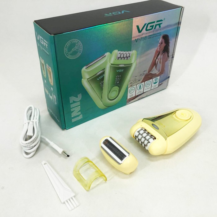 Епілятор для видалення непомітного волосся GR, Тример з насадками для жінок Електроепілятор тіла CA-86