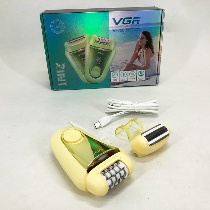 Якісний тример для інтимних зон GR 2 до 1 V-758, Епілятор депілятор бритва, Епілятор бритва для ніг JN-96