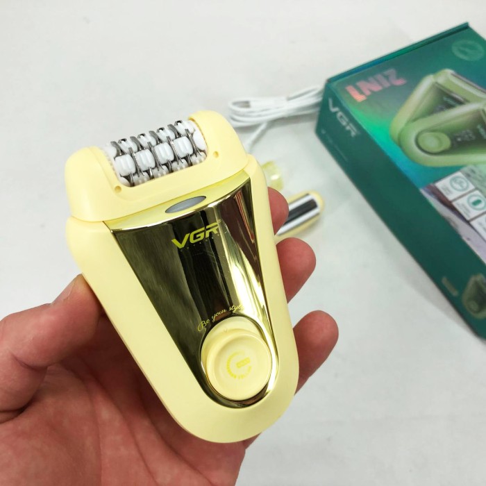 Якісний тример для інтимних зон GR 2 до 1 V-758, Епілятор депілятор бритва, Епілятор бритва для ніг JN-96