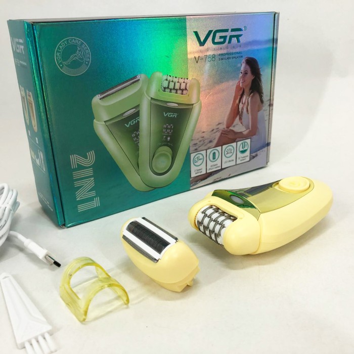 Якісний тример для інтимних зон GR 2 до 1 V-758, Епілятор депілятор бритва, Епілятор бритва для ніг JN-96