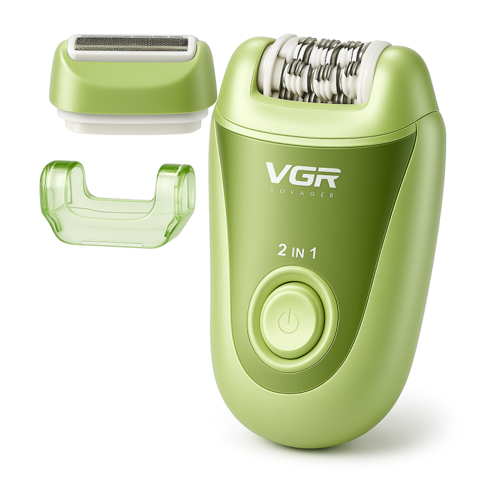 Епілятор VGR 2 до 1 V-758. Колір: зелений