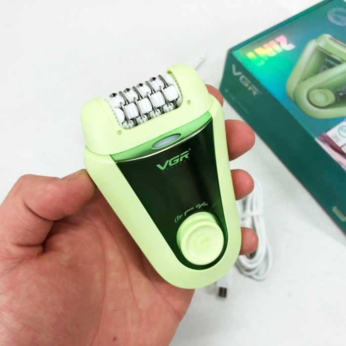 Бритва для депіляції 3 в 1, Багатофункціональна жіноча бритва Бездротова акумуляторна жіноча EV-87