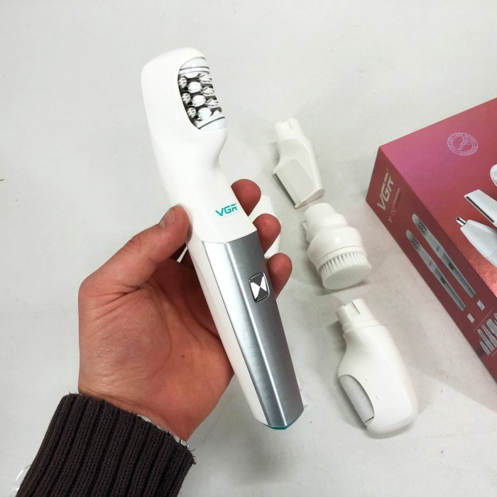 Тример для дівчат жінок дівчаток VGR 5 в 1 V-752, Електрична машинка для чищення п'ят CP-92