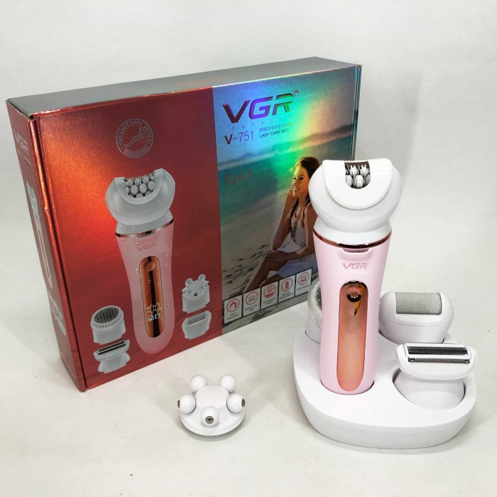 Якісний тример для інтимних зон VGR 5 в 1 V-751, Жіночий тример для інтимних місць NX-17