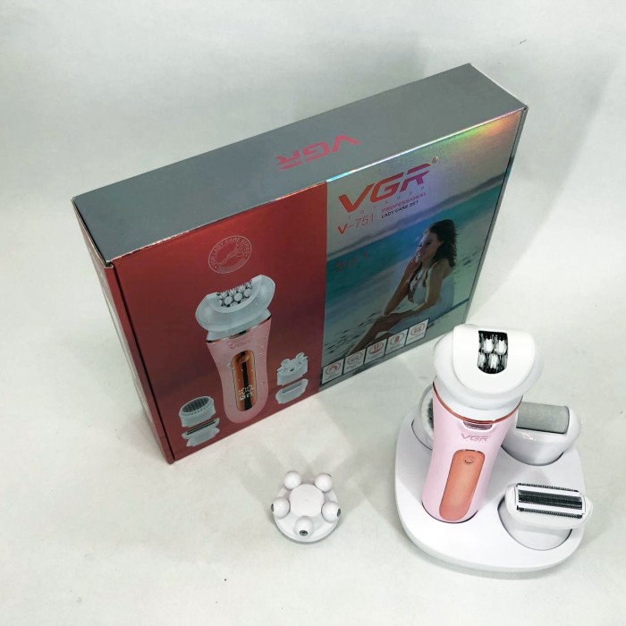 Якісний тример для інтимних зон VGR 5 в 1 V-751, Жіночий тример для інтимних місць NX-17