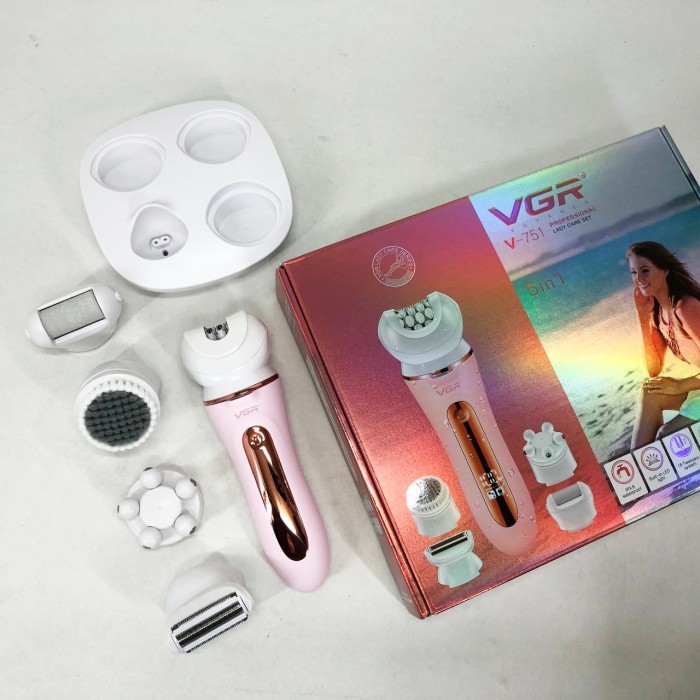 Якісний тример для інтимних зон VGR 5 в 1 V-751, Жіночий тример для інтимних місць NX-17