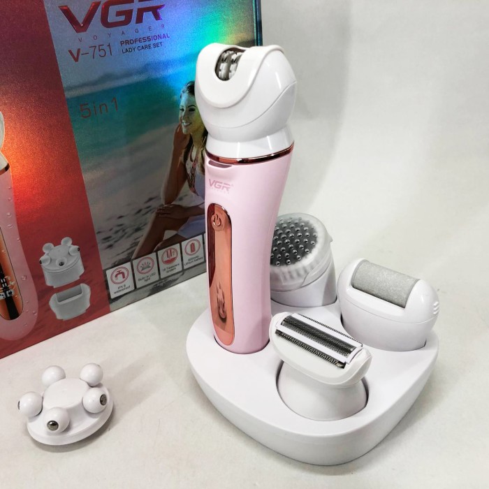 Якісний тример для інтимних зон VGR 5 в 1 V-751, Жіночий тример для інтимних місць NX-17