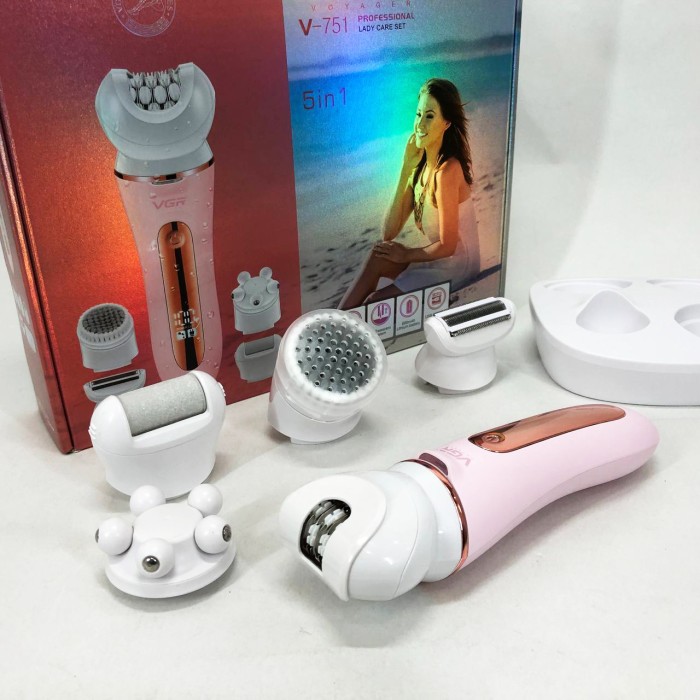 Якісний тример для інтимних зон VGR 5 в 1 V-751, Жіночий тример для інтимних місць NX-17