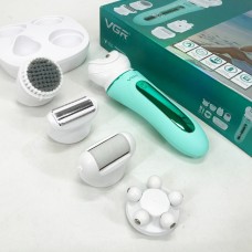 Машинка для стрижки тример для стрижки волосся VGR 5 в 1 V-751 Акумуляторний епілятор гоління ніг IL-61