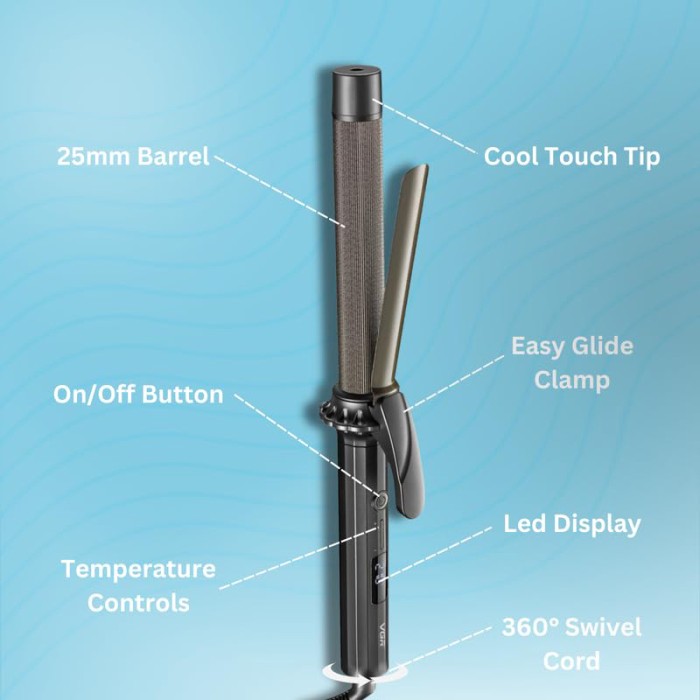 Плойка для гладкого волосся і локонів, Плойка для накрутки локонів Конусні плойки завивки волосся UC-12