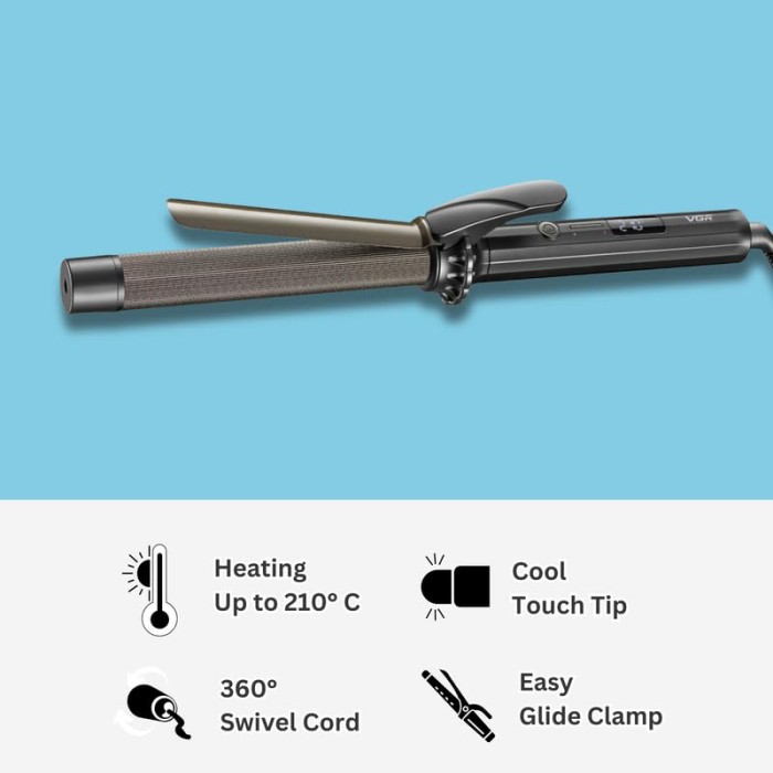 Плойка для гладкого волосся і локонів, Плойка для накрутки локонів Конусні плойки завивки волосся UC-12