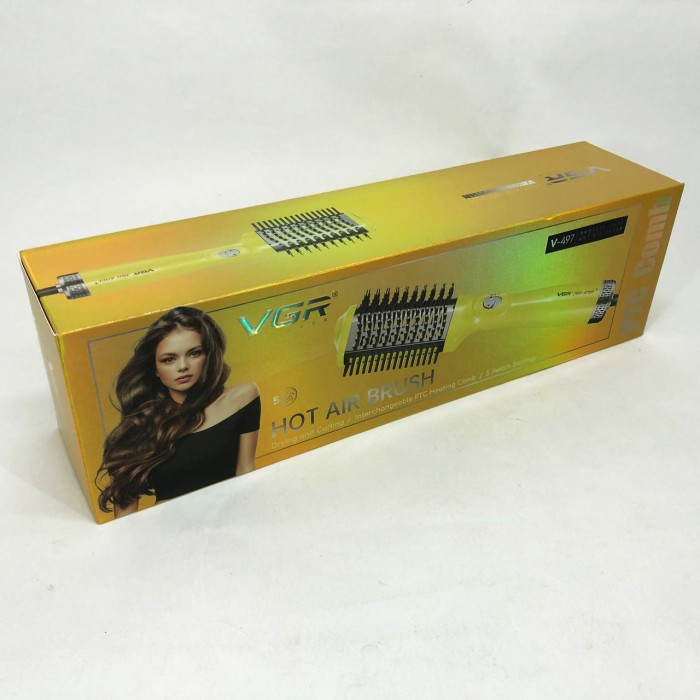 Фен для дбайливого сушіння волосся VGR V-497, Професійний фен для роботи Жіночий волосся BC-72