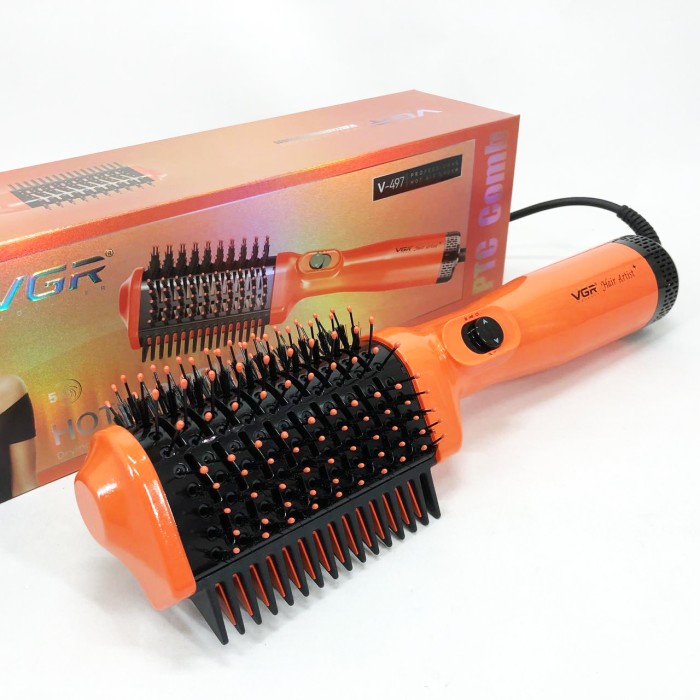 Зручний надійний фен для волосся, Фен для укладання будь-якого волосся, Фен-стайлер з функцією завивки GS-21