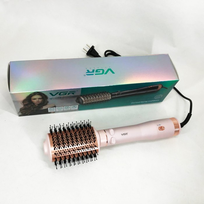 Зручний надійний фен для волосся VGR V-494 800 Вт, Електрофен з насадками, Фен брашинг OX-24