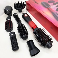 Багатофункціональні стайлери для укладання волосся, Фен-щітка з насадкою для випрямлення волосся GY-34