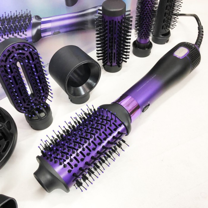 Фен-щітка для жінок з насадками VGR, Якісний фен для волосся, Хороший електричний фен HM-71