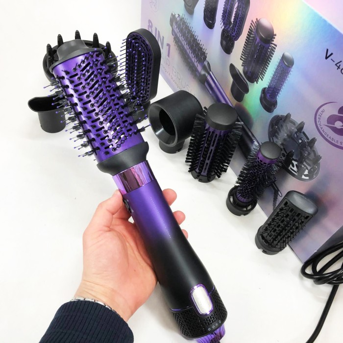 Фен-щітка для жінок з насадками VGR, Якісний фен для волосся, Хороший електричний фен HM-71