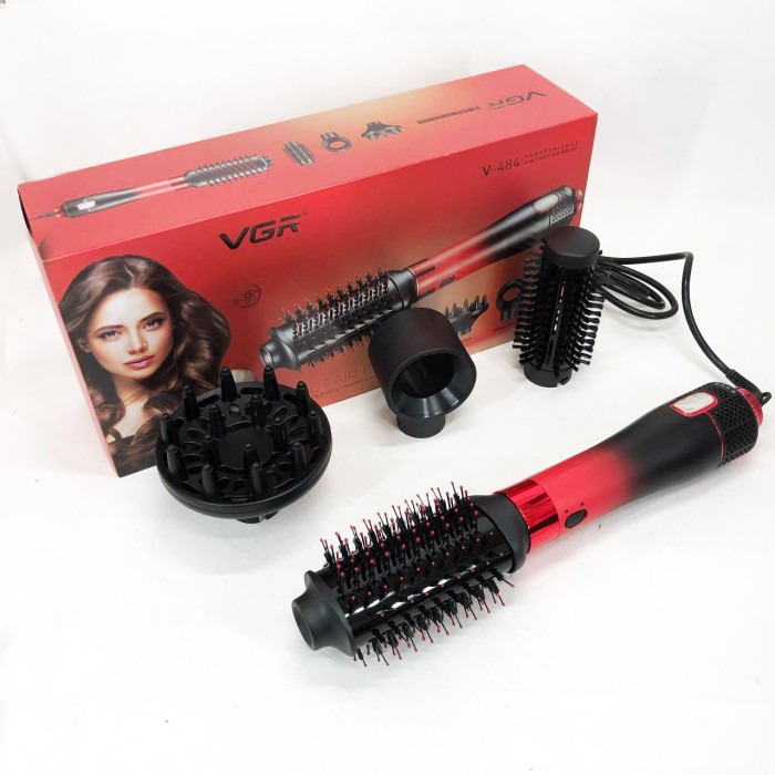 Фен-щітка стайлер VGR V-484 4в1 Red