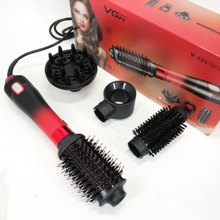 Фен-стайлер з функцією зручності використання VGR V-484 4 в 1, Фен гребінець для об'єму DC-76