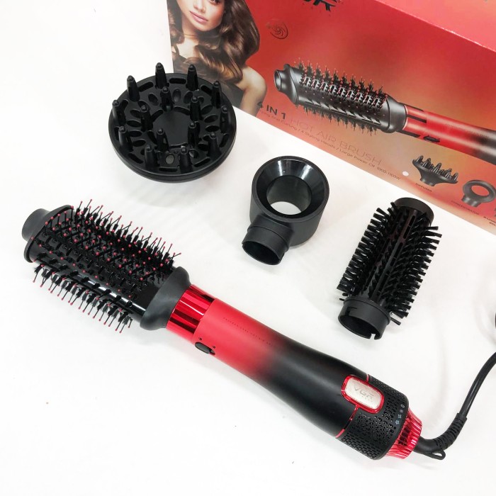 Фен-стайлер з функцією зручності використання VGR V-484 4 в 1, Фен гребінець для об'єму DC-76