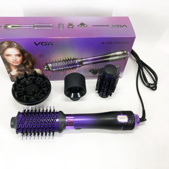 Потужний універсальний фен VGR V-484 4 в 1, Фени для сушіння волосся, Фен з різними режимами VR-62