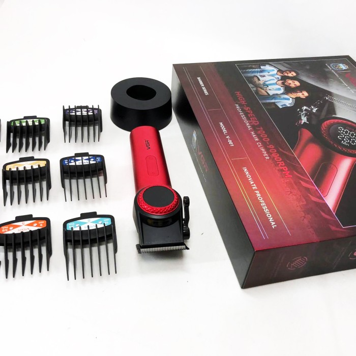 Машина для стрижки в домашніх умовах VGR V-001 RED Машинка для стрижки короткої MQ-80