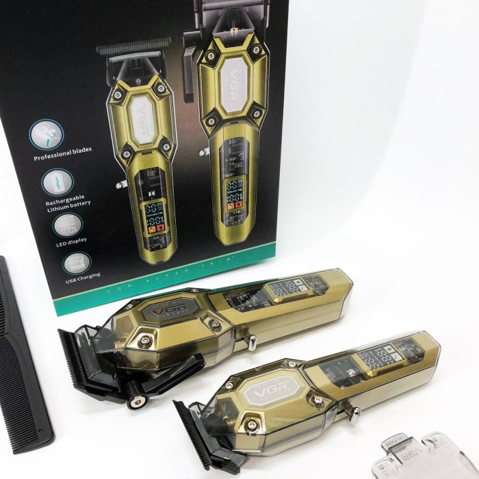 Машина для стрижки в домашніх умовах VGR 2 в 1 VGR V-600 V-900, Машинка для стрижки волосся міцна WQ-19