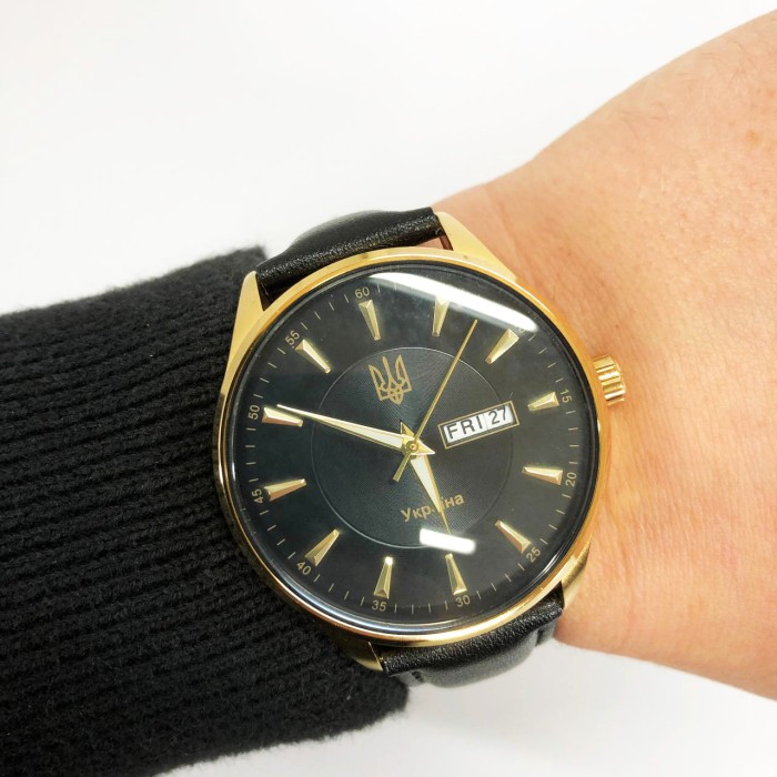 Годинник наручний чоловічий стильний модний красивий SKMEI 5702/2075GDBK, Годинник кварцовий чоловічий KW-17