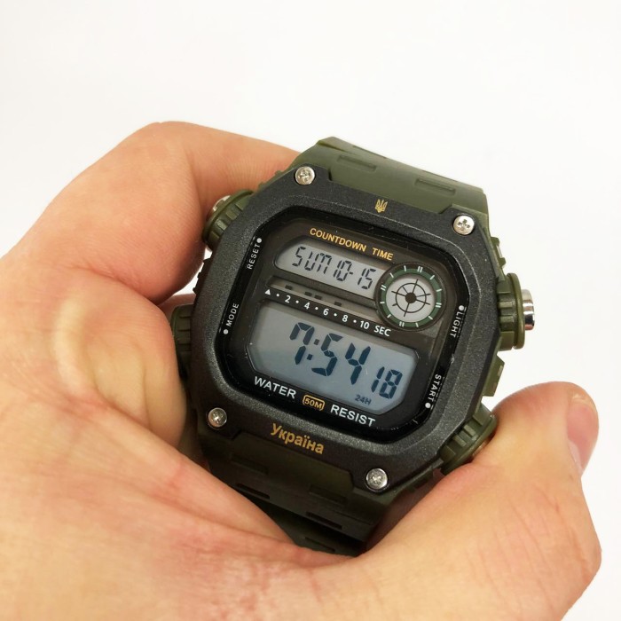 Годинник для кемпінгу та відпочинку SKMEI 6212/2126AG, Стильний армійський годинник ZU-37