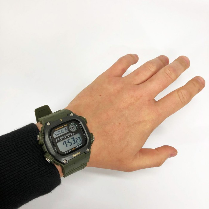 Годинник для кемпінгу та відпочинку SKMEI 6212/2126AG, Стильний армійський годинник ZU-37