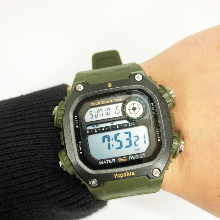 Військові годинники для військовослужбовців, Годинники тактичні протиударні Захисні тактичні BC-32