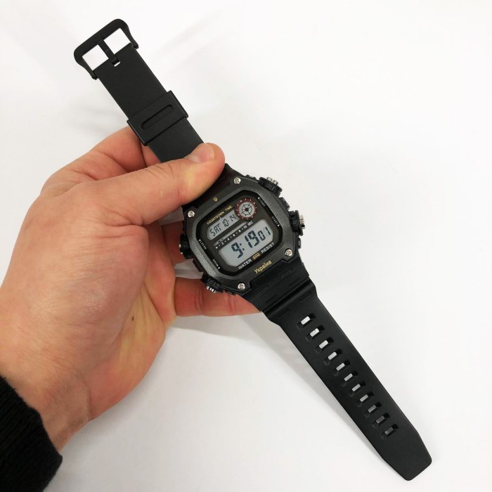 Наручний годинник на подарунок військовому SKMEI 6212/2126BKWT, Чоловічий годинник для риболовлі JE-19