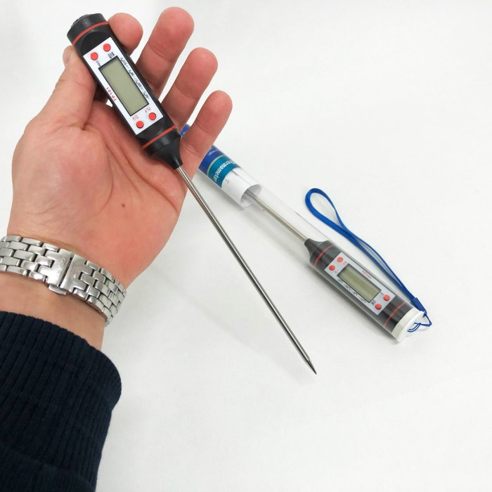 Термометр для приготування їжі, Термометр кондитерський професійний, Градусник кулінарний цифровий QB-78