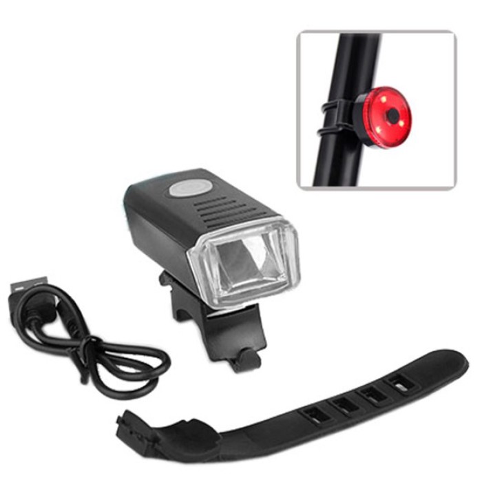 Освітлення для велосипеда BSK-1133-XPG, Ліхтар для велосипеда з водозахистом і акумулятором WB-27