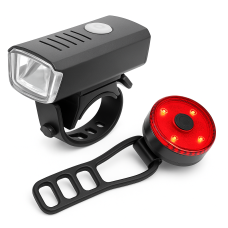 Велоліхтар акумуляторний BSK-1133-XPG та STOP-3SMD(red), Велосипедний ліхтар із захистом від вологи