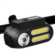 Фара велофара BL-611-1LM+2COB, Велоліхтар із зарядкою, Велосипедний TH-970 передній ліхтар