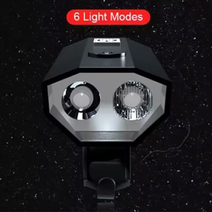 Ліхтар велосипедний з акумулятором BK-08/01, Ліхтар для переднього колеса велосипеда CK-51