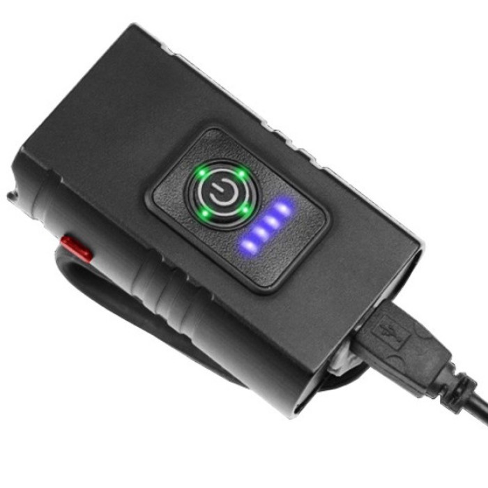 Лед фара на велосипед BK-02Pro-2XPE, Велосипедний ліхтар з можливістю заряджання, KC-129 Фара велофара