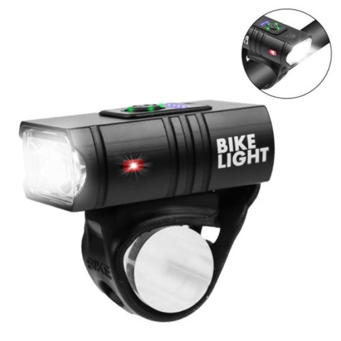 Лед фара на велосипед BK-02Pro-2XPE, Велосипедний ліхтар з можливістю заряджання, KC-129 Фара велофара
