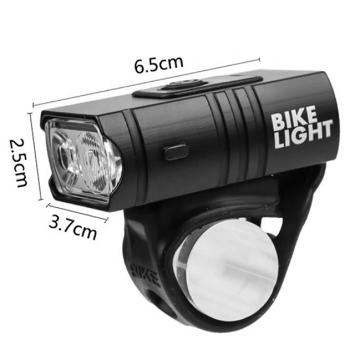 Ліхтар для велосипеда із зарядним пристроєм BK-02Pro-2XPE, Яскравий передній ліхтар для велосипеда GP-44