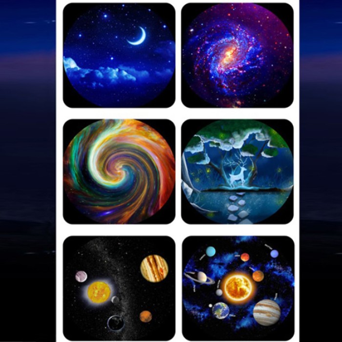 Дитячий світильник космонавт нічник лазерний проєктор, Астронавт нічник, Лазерний проектор зоряне небо PK-12