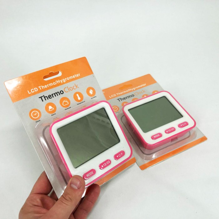 Термометр гігрометр побутовий, Годинник із дисплеєм температури та вологості повітря VR-88