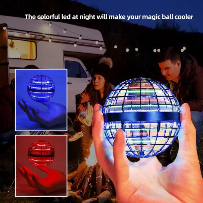 Літаючий куля спіннер світиться flynova, Літаючий диско куля світиться, Ітерактивний м'яч NL-56