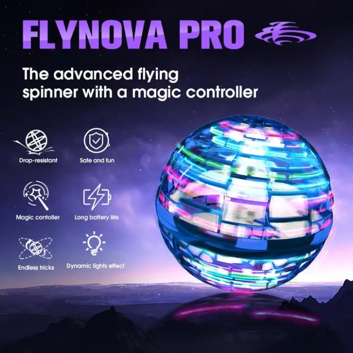 Унікальний літаючий куля flynova pro FlyNova, Світиться літаюча куля led flying ball PU-46